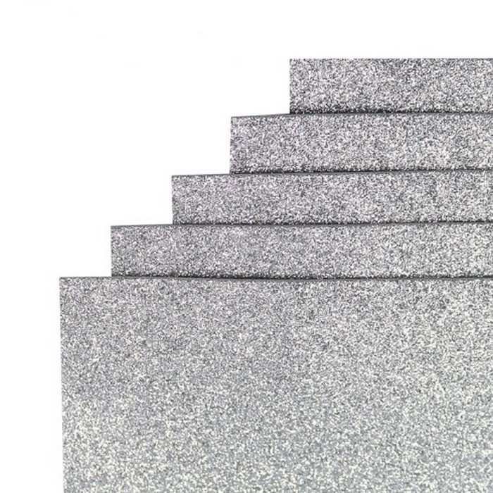 Фоамиран для творчества А4 17GLA4-016 серебро 1,7х0,1 мм Фоамиран для творчества А4 17GLA4-016 серебро 1,7х0,1 мм