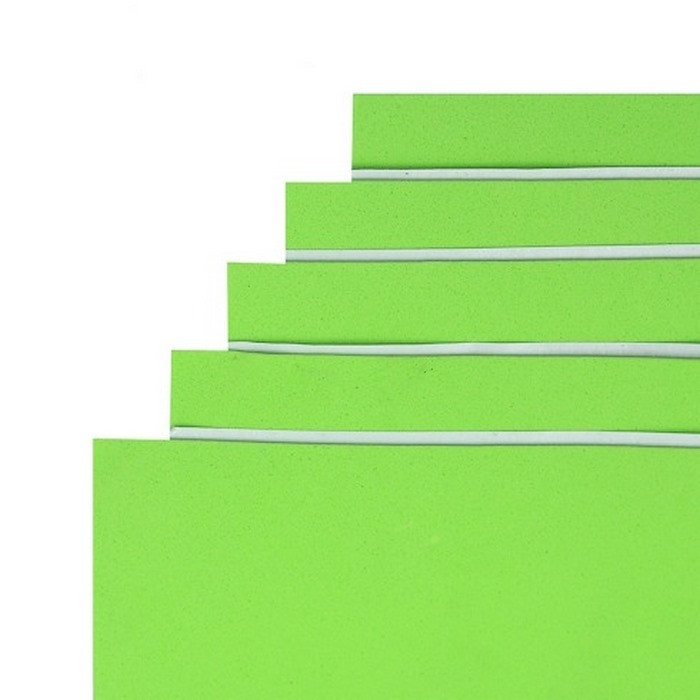 Фоамиран для творчества А4 15KA4-7048 салатовый 1,5 мм, 10 листов Фоамиран для творчества А4 15KA4-7048 салатовый 1,5 мм, 10 листов
