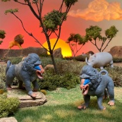 Стретч-игрушка сюрприз "Повелители саванны" #sbabam 68-CN-2020 в виде животного. Изображение №7