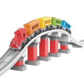 Дитячий набір конструктора "Залізниця" 1300TXK 59 деталей. Зображення №2