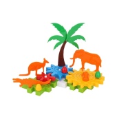 Дитячий набір конструктора "Шестерні з тваринами" 3763TXK 118 деталей. Зображення №3