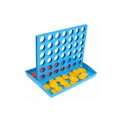 Дитяча настільна гра "Чотири в ряд" 9734TXK 42 фішки, 2 гравці. Зображення №4