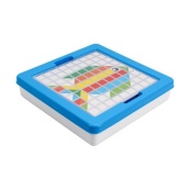 Детский развивающий набор "Мозаика" 2215TXK 125 фишек, 6 шаблонов. Изображение №4