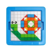 Детский развивающий набор "Мозаика" 2215TXK 125 фишек, 6 шаблонов. Изображение №6