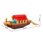 Дитячий набір конструктора "Корабель" 1348TXK 190 деталей. Зображення №8