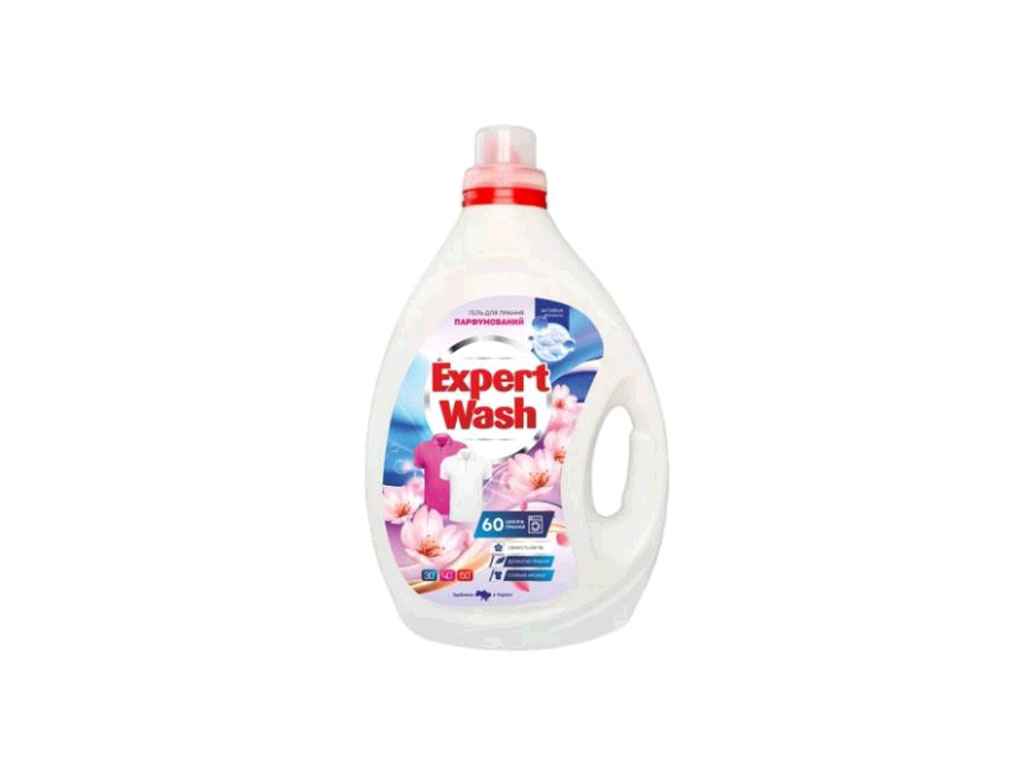 Гель для прання 3л універсальний парфумований Свіжість квітів ТМ Expert Wash Гель для прання 3л універсальний парфумований Свіжість квітів ТМ Expert Wash