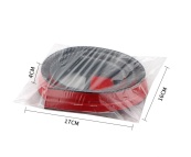 Спойлер багажника Samurai 120см Карбоновий з червоним катафотом. Изображение №4