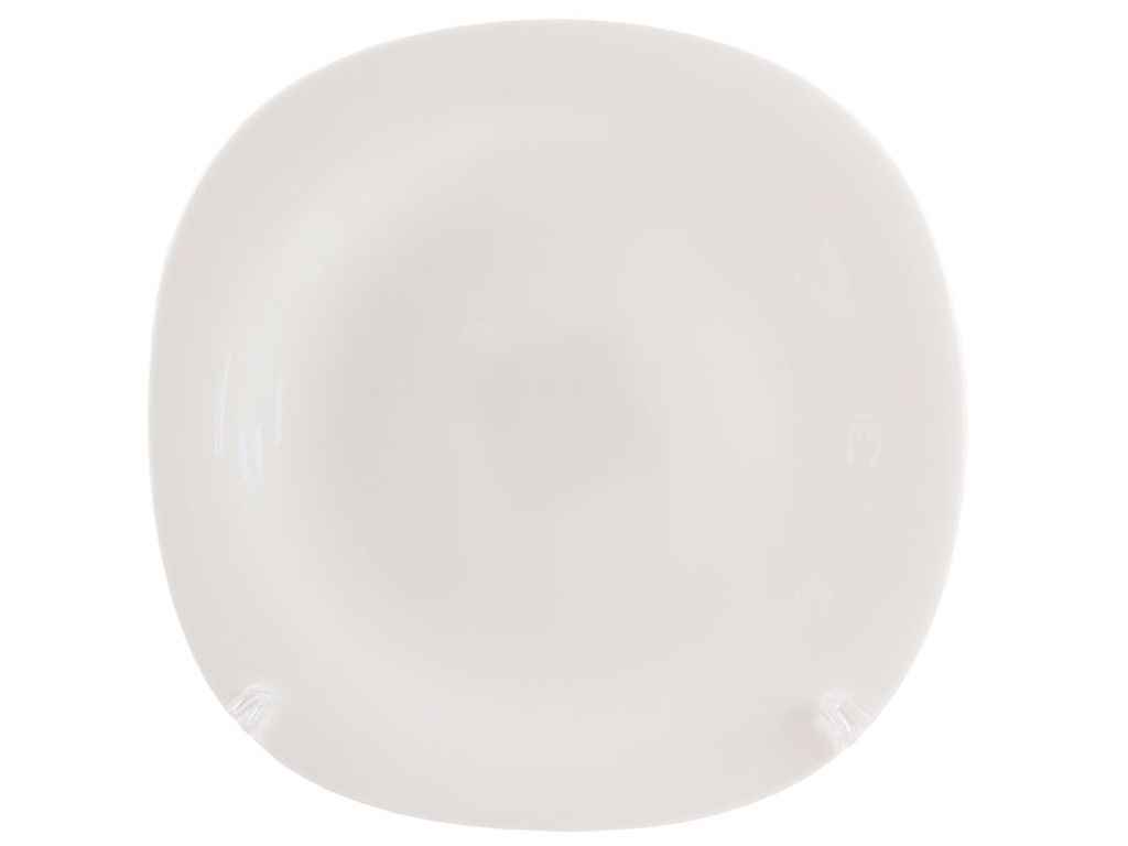 Тарілка мілка Квадратна WHITE №9,5 (6шт/уп) ТМ LUMINES Тарілка мілка Квадратна WHITE №9,5 (6шт/уп) ТМ LUMINES