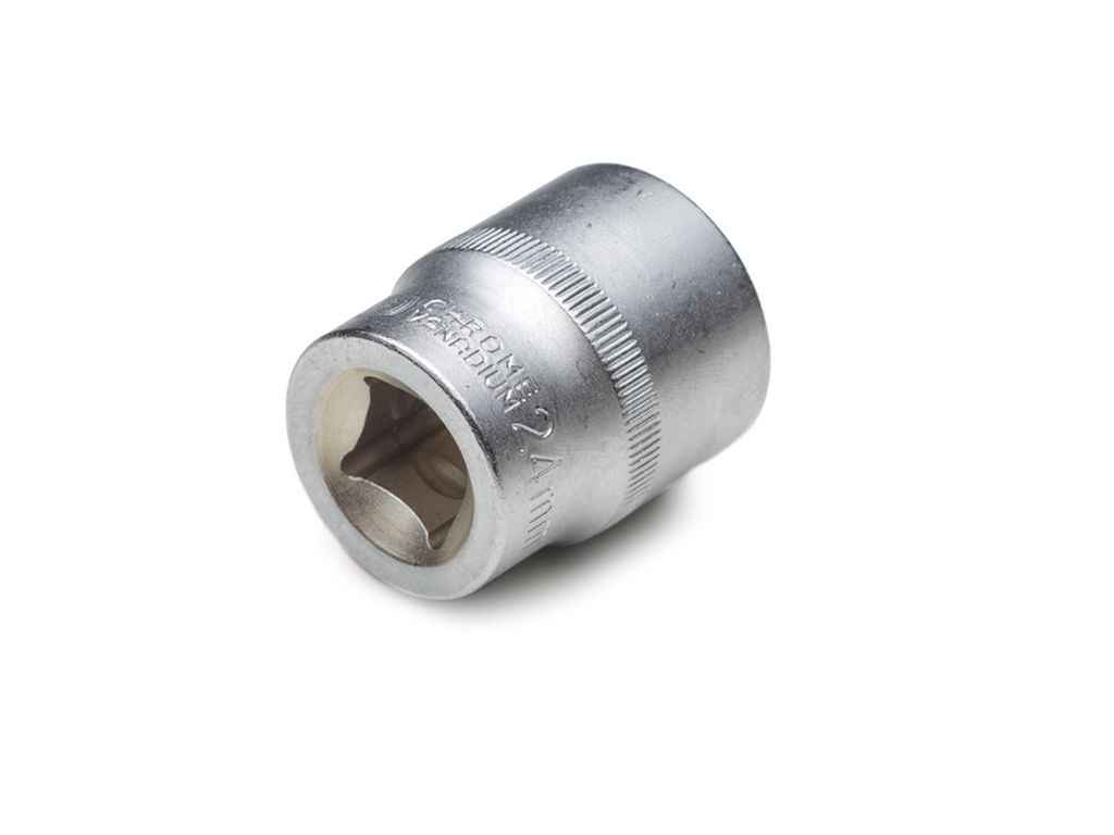 Головка шестигранна 24мм CrV ½ ТМ СИЛА Головка шестигранна 24мм CrV ½ ТМ СИЛА