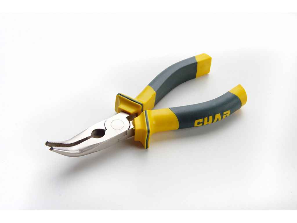 Довгогубці Cr-V L=160мм вигнуті обгумовані ТМ СИЛА Довгогубці Cr-V L=160мм вигнуті обгумовані ТМ СИЛА