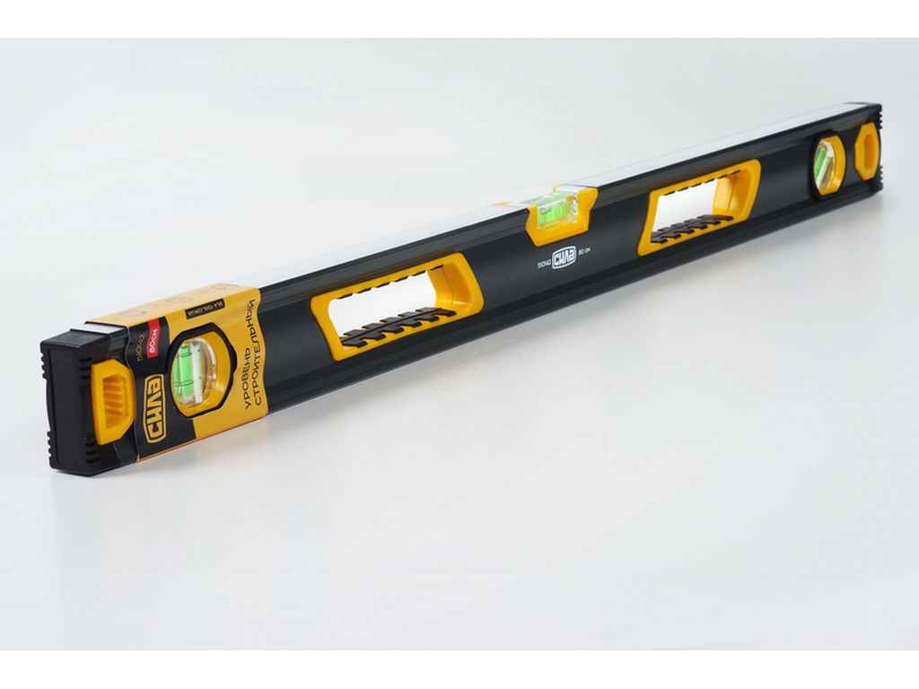 Рівень L=600мм ПРОФІ 3 капсули 2 рукоятки ТМ СИЛА Рівень L=600мм ПРОФІ 3 капсули 2 рукоятки ТМ СИЛА