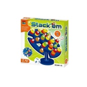 Настільна гра "Stackem" 007-72 фішки трьох кольорів. Зображення №2