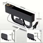 Органайзер - Універсальний Чорний 27см HOWDCHENG HC-2204 USB+Type-C QC3.0 (2шт). Зображення №3