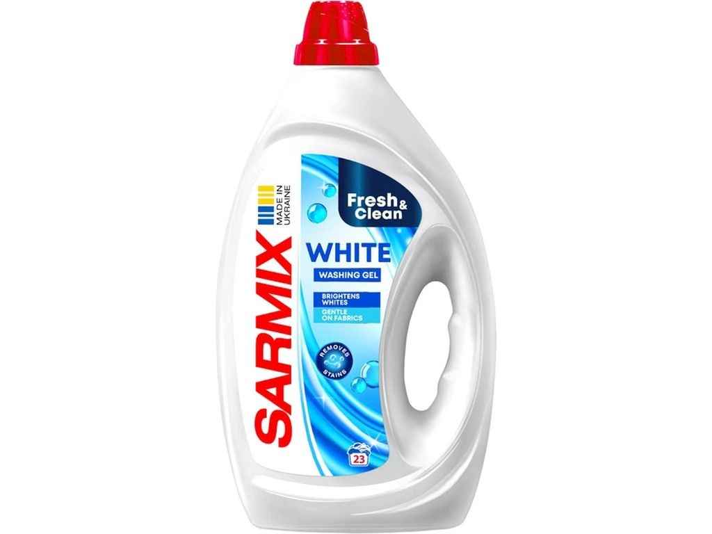 Гель для прання 900мл WHITE ТМ SARMIX Гель для прання 900мл WHITE ТМ SARMIX