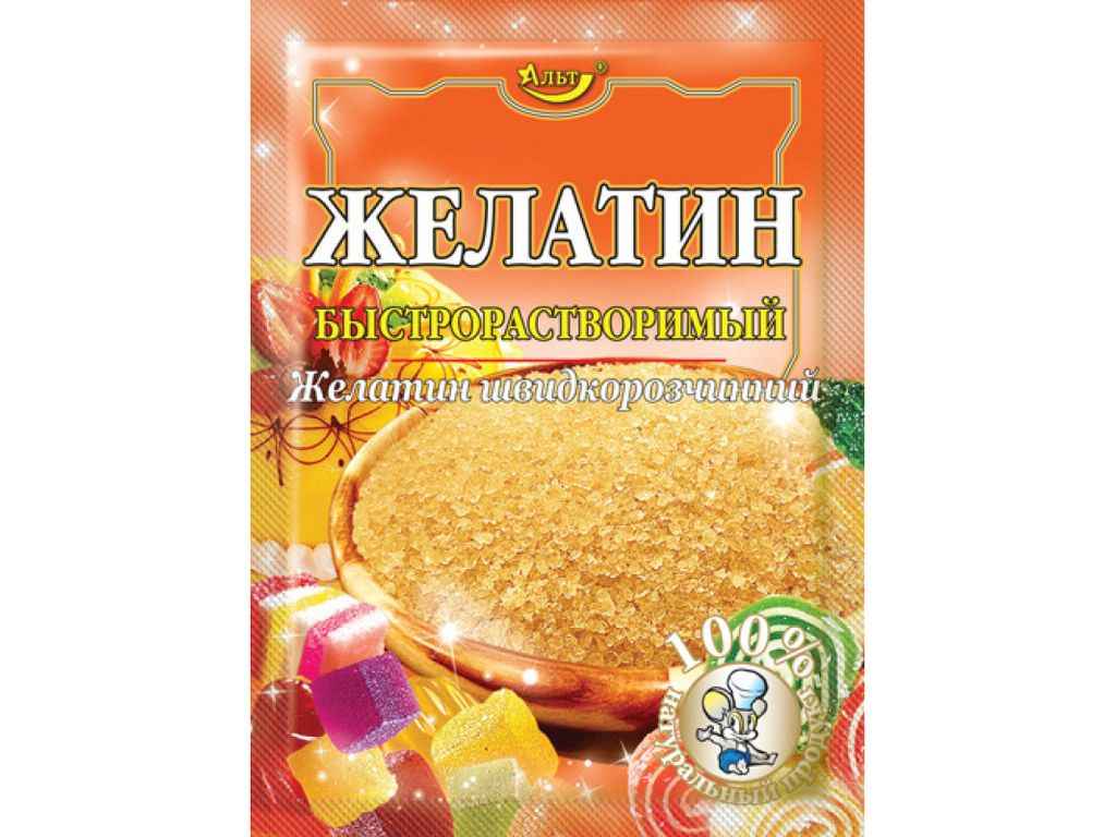 Желатин 25г швидкорозчинний ТМАЛЬТ Желатин 25г швидкорозчинний ТМАЛЬТ