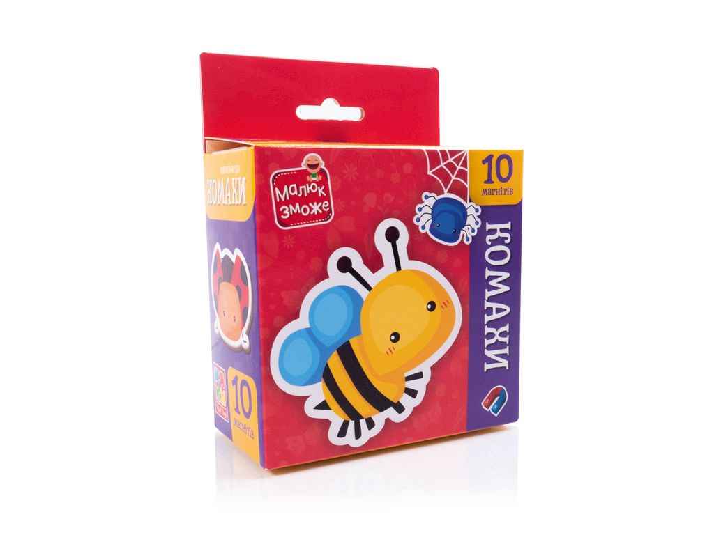 Гра розвиваюча Комахи набір магнітів VT3106-32 ТМVLADI TOYS Гра розвиваюча Комахи набір магнітів VT3106-32 ТМVLADI TOYS