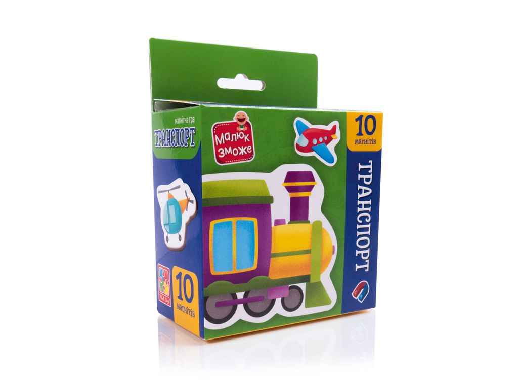 Гра розвиваюча Транспорт набір магнітів VT3106-35 ТМVLADI TOYS Гра розвиваюча Транспорт набір магнітів VT3106-35 ТМVLADI TOYS