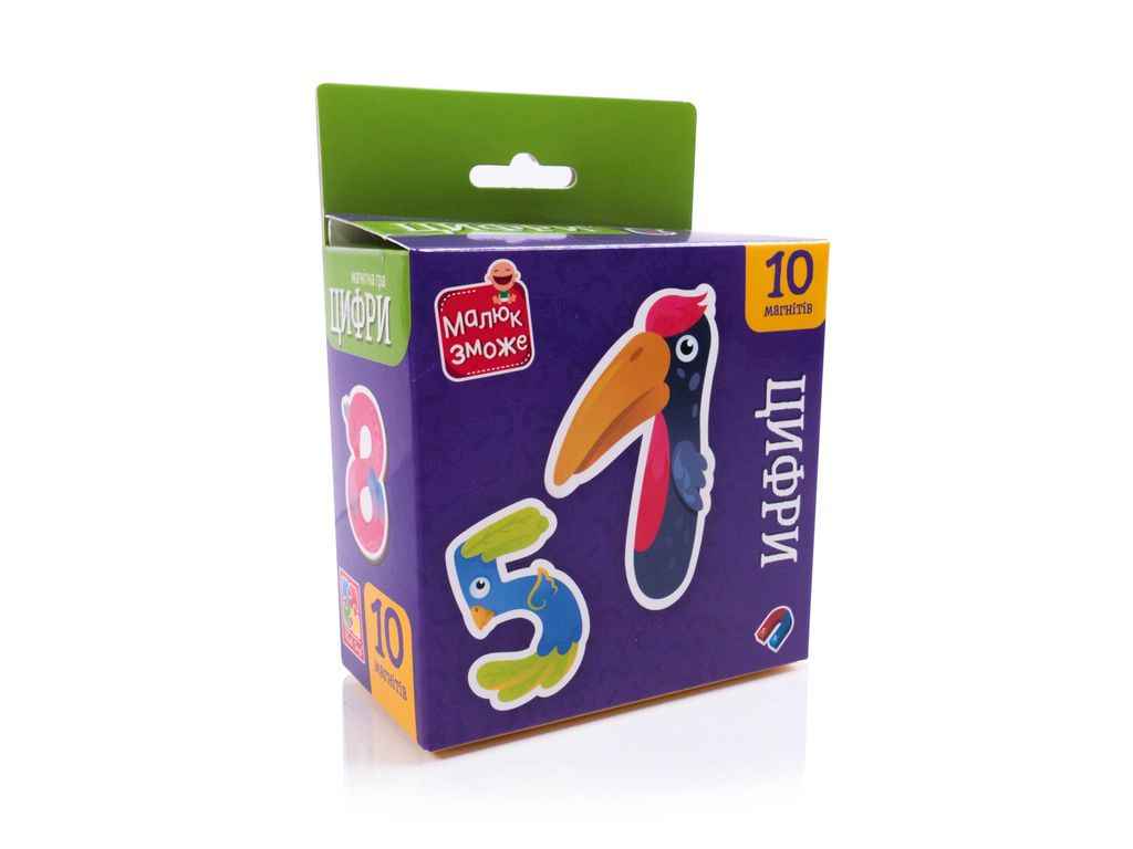 Гра розвиваюча Цифри набір магнітів VT3106-37 ТМVLADI TOYS Гра розвиваюча Цифри набір магнітів VT3106-37 ТМVLADI TOYS