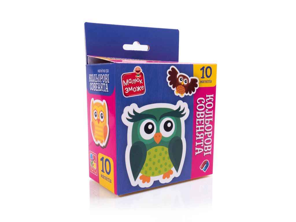 Гра розвиваюча Кольорові совенята набір магнітів VT3106-38 ТМVLADI TOYS Гра розвиваюча Кольорові совенята набір магнітів VT3106-38 ТМVLADI TOYS