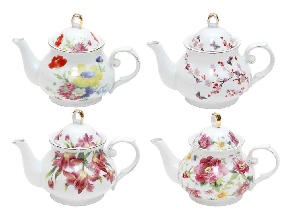 Заварник 1,1л кераміка 4 дизайни ТМ BONADI Заварник 1,1л кераміка 4 дизайни ТМ BONADI