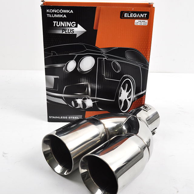 Насадка глушника - Подвійна кругла Ø 63х235мм "Elegant" 106 050 Хром Насадка глушника - Подвійна кругла Ø 63х235мм "Elegant" 106 050 Хром