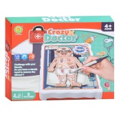 Детская настольная игра "Crazy Doctor" 1295-3 игровое поле, рулетка. Изображение №4