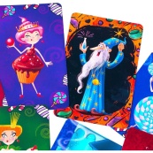 Настольная развлекательная игра "Волшебные кристаллы" VT8077-04, 50 карт. Изображение №4