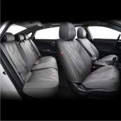 Чохли - Накидки сидіння Екошкіра+Алькантара з вентиляцією 5D "SIERRA" Сірі Beltex - BX90200. Изображение №2