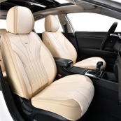Чохли - Накидки сидіння Екошкіра+Алькантара з вентиляцією 5D "SIERRA" Бежеві Beltex - BX90500. Изображение №3