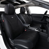 Чохли - Накидки сидіння Екошкіра+Алькантара з вентиляцією 5D "SIERRA" Чорні Beltex - BX90100. Изображение №3