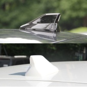 Антена плавець №1 Білий (активна радіоантена)(отвір 10,5х5см) HYBRID,з гумовою проставкою. Зображення №2