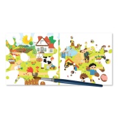 Дитяча книжечка водна розмальовка "У селі" РМ-92-03, 10 сторінок. Зображення №3 Дитяча книжечка водна розмальовка "У селі" РМ-92-03, 10 сторінок. Зображення №3