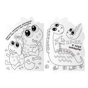 Дитяча книжечка розмальовка "Dinosaurs" РМ-83-02, 12 сторінок. Зображення №2 Дитяча книжечка розмальовка "Dinosaurs" РМ-83-02, 12 сторінок. Зображення №2