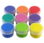 Набір пальчикових фарб 17049-AV 9 кольорів по 10 мл. Зображення №2