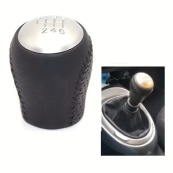 Ручка КПП з чохлом Nissan Qashqai J10/Juke 2006-2013 (6 Speed) шкіра/перфорація. Изображение №2