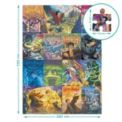Пазл класичний "Harry Potter Книжкові обкладинки" 200657, 250 елементів. Зображення №5 Пазл класичний "Harry Potter Книжкові обкладинки" 200657, 250 елементів. Зображення №5