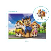 Пазл детский "Улыбаемся вместе" 200689, 35 элементов. Изображение №5