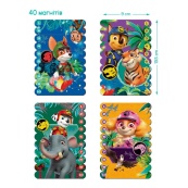 Магнитные палочки для счета "Джунгли" 200654, 40 магнитных элементов. Изображение №5