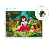 Пазл дитячий "Білосніжка" 300714, 60 елементів. Зображення №4 Пазл дитячий "Білосніжка" 300714, 60 елементів. Зображення №4