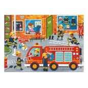 Пазл дитячий "Професії. Пожежник" 300702, 150 елементів. Зображення №2