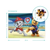 Пазл детский "Маршал и Гонщик" 200691, 35 элементов. Изображение №5