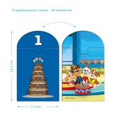 Пазл дитячий "Paw Patrol лічба від 1 до 10" 200621, 20 елементів. Зображення №5