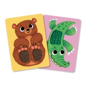 Набор карточек с тактильными элементами "Малыши животных" 301230. Изображение №4