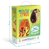 Набор карточек с тактильными элементами "Малыши животных" 301230. Изображение №5