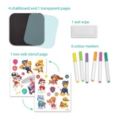 Дитяча набір для малювання "Paw Patrol" 200518, 6 кольорових маркерів. Зображення №3