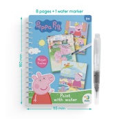 Дитяча водна розмальовка "Pig" 200645, 8 сторінок. Зображення №4