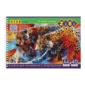 Альбом для рисования KIDS Line ZB.1442 на пружине, А4, 40 листов, в ассортименте. Изображение №3