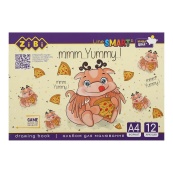 Альбом для рисования SMART Line ZB.1414 скоба, А4, 12 листов, в ассортименте. Изображение №2