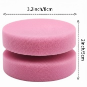 Губка-аплікатор для салону авто,нанесення поліролей,мийка авто D=8см XC183. Изображение №3