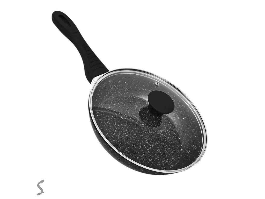 Сковорода ал. з кришкою 260мм лита покриття Stone інд. дно 10218-L ТМ STENSON Сковорода ал. з кришкою 260мм лита покриття Stone інд. дно 10218-L ТМ STENSON